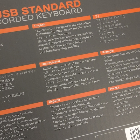 Never Used Mixie X6 USB Standard Corded Keyboard - Picture 7 of 7